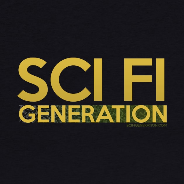 SFG logo (gold and camo) by Sci Fi Generation Shop